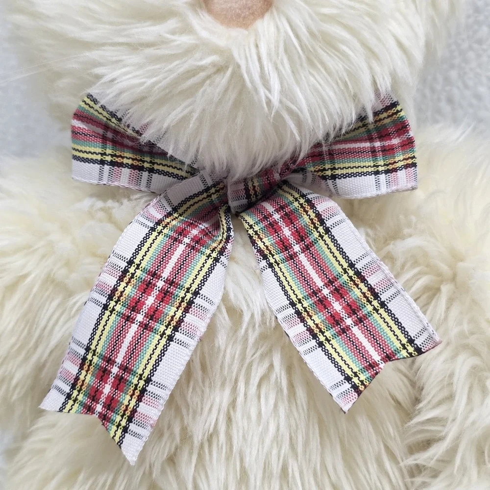 North American Bear Co. Shaggles White Cat Plush Vintage 1990